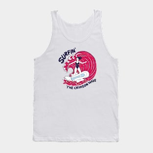 Surfin' the Crimson Wave Tank Top